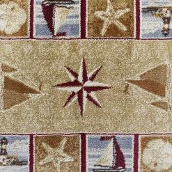 Flash Furniture Beige 2x3 Nautical Olefin Indoor Area Rug -Rugs&Mats Official Shop Belnick20LLC ACDxxRGZ8758xx23xxBGxxGGxxSAMPLExx105289