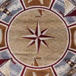 Flash Furniture Beige 4x4 Round Nautical Olefin Indoor Area Rug -Rugs&Mats Official Shop Belnick20LLC ACDxxRGZ8758xx44xxBGxxGGxxSAMPLExx4a77d1
