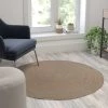 Flash Furniture 4 Foot Round Braided Natural Jute Blend Area Rug -Rugs&Mats Official Shop Belnick20LLC CIxx19xx3694xx4xxGGxxLSxx606e9b
