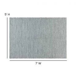 Flash Furniture 5' x 7' Handwoven Indoor/Outdoor Diamond Pattern Area Rug in Grey -Rugs&Mats Official Shop Belnick20LLC CIxx20xx9397xx57xxBLxxGGxxDIMSxx851e04