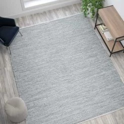 Flash Furniture 8' x 10' Handwoven Indoor/Outdoor Diamond Pattern Area Rug in Grey -Rugs&Mats Official Shop Belnick20LLC CIxx20xx9397xx810xxBLxxGGxxLS3xx05bef0