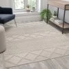 Flash Furniture 5'x7' Ivory & White Handwoven Geometric Area Rug -Rugs&Mats Official Shop Belnick20LLC CIxx20xx9450Axx57xxCRxxGGxxLSxx94af74