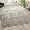 Flash Furniture 8'x10' Ivory Handwoven Geometric Area Rug -Rugs&Mats Official Shop Belnick20LLC CIxx20xx9450Bxx810xxIVxxGGxxLSxxb680dc