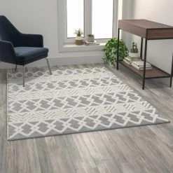 Flash Furniture Gray/Ivory 5x7 Hand Woven Boho Patterned Area Rug -Rugs&Mats Official Shop Belnick20LLC CIxx21xx230xx57xxGYxxGGxxLS2xx0a7c9a