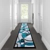 Flash Furniture Turquoise 3 x 10 Geometric Abstract Area Rug -Rugs&Mats Official Shop Belnick20LLC KPxxRG950xx310xxTQxxGGxxLSxx263ef9