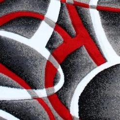Flash Furniture Red 2' x 7' Modern Plush Abstract Area Rug -Rugs&Mats Official Shop Belnick20LLC KPxxRG951xx27xxRDxxGGxxSAMPLExx5db103