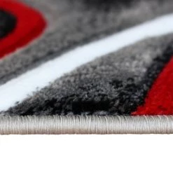 Flash Furniture Red 2' x 7' Modern Plush Abstract Area Rug -Rugs&Mats Official Shop Belnick20LLC KPxxRG951xx27xxRDxxGGxxinset1xxc67f4e