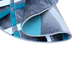 Flash Furniture Turquoise 4' x 4' Modern Plush Abstract Area Rug -Rugs&Mats Official Shop Belnick20LLC KPxxRG951xx44xxTQxxGGxxinset1xx605207