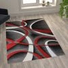 Flash Furniture Red 5' x 7' Modern Plush Abstract Area Rug -Rugs&Mats Official Shop Belnick20LLC KPxxRG951xx57xxRDxxGGxxLSxxdf73e7