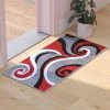 Flash Furniture Red 2' x 3' Modern Plush Abstract Area Rug -Rugs&Mats Official Shop Belnick20LLC KPxxRG952xx23xxRDxxGGxxLSxxe79ed4