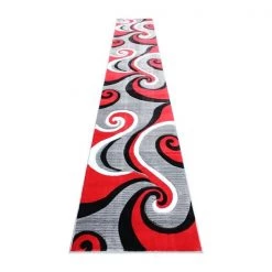 Flash Furniture Red 3' x 16' Modern Plush Abstract Area Rug -Rugs&Mats Official Shop Belnick20LLC KPxxRG952xx316xxRDxxGGxxdc8796