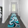 Flash Furniture Turquoise 3' x 16' Modern Plush Abstract Area Rug -Rugs&Mats Official Shop Belnick20LLC KPxxRG952xx316xxTQxxGGxxLSxxe49d69