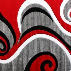 Flash Furniture Red 8' x 10' Modern Plush Abstract Area Rug -Rugs&Mats Official Shop Belnick20LLC KPxxRG952xx810xxRDxxGGxxSAMPLExx75a2bb