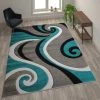 Flash Furniture Turquoise 8' x 10' Modern Plush Abstract Area Rug -Rugs&Mats Official Shop Belnick20LLC KPxxRG952xx810xxTQxxGGxxLSxx9caee6