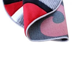 Flash Furniture Red 8' x 8' Modern Plush Abstract Area Rug -Rugs&Mats Official Shop Belnick20LLC KPxxRG952xx88xxRDxxGGxxinset1xx1736c5