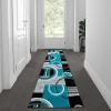 Flash Furniture Turquoise 2' x 7' Geometric Abstract Area Rug -Rugs&Mats Official Shop Belnick20LLC KPxxRG953xx27xxTQxxGGxxLSxx00bfb5
