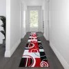 Flash Furniture Red 3' x 16' Geometric Abstract Area Rug -Rugs&Mats Official Shop Belnick20LLC KPxxRG953xx316xxRDxxGGxxLSxxe9dc19