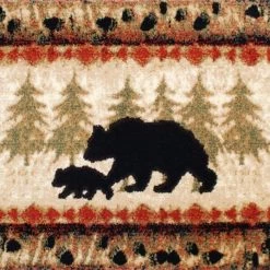 Flash Furniture 3' x 10' Brown Rustic Bear and Cub Olefin Area Rug -Rugs&Mats Official Shop Belnick20LLC KPxxRGB3940xx310xxBNxxGGxxSAMPLExx12a69f