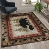 Flash Furniture 5' x 7' Brown Rustic Bear and Cub Olefin Area Rug -Rugs&Mats Official Shop Belnick20LLC KPxxRGB3940xx57xxBNxxGGxxLSxxfb1981