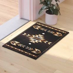 Flash Furniture Brown 2' x 3' Southwestern Arrow Motif Area Rug -Rugs&Mats Official Shop Belnick20LLC KPxxRGB9072xx23xxBNxxGGxxLS2xx965798