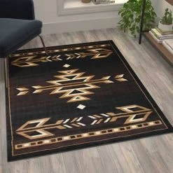 Flash Furniture Brown 4' x 5' Southwestern Arrow Motif Area Rug -Rugs&Mats Official Shop Belnick20LLC KPxxRGB9072xx45xxBNxxGGxxLS2xx3a1fb3