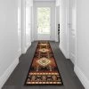 Flash Furniture Black 3 x 10 Southwestern Style Patterned Area Rug