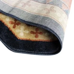 Flash Furniture Black 4 x 4 Southwestern Style Patterned Area Rug -Rugs&Mats Official Shop Belnick20LLC NRxxRGB357xx44xxBKxxGGxxinset1xx91a852