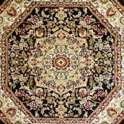 Flash Furniture Black 5x5 Octagon Traditional Persian Style Rug -Rugs&Mats Official Shop Belnick20LLC NRxxRGB401xx55OxxBKxxGGxxSAMPLExx6dfbdd