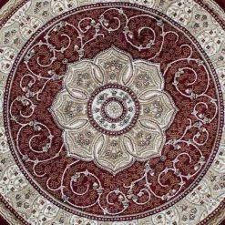 Flash Furniture Burgundy 5' x 5' Persian Style Round Area Rug -Rugs&Mats Official Shop Belnick20LLC NRxxRGB404xx55RxxBUxxGGxxSAMPLExx1ab4b2