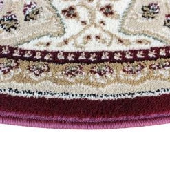 Flash Furniture Burgundy 5' x 5' Persian Style Round Area Rug -Rugs&Mats Official Shop Belnick20LLC NRxxRGB404xx55RxxBUxxGGxxinset1xx4e39b2