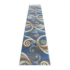 Flash Furniture Blue 2' x 11' Distressed Abstract Area Rug -Rugs&Mats Official Shop Belnick20LLC OKRxxRG1100xx211xxBLxxGGxx546cb2