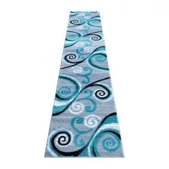 Flash Furniture Turquoise 2' x 11' Distressed Abstract Area Rug -Rugs&Mats Official Shop Belnick20LLC OKRxxRG1100xx211xxTQxxGGxx0c9bb3