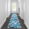 Flash Furniture Turquoise 2' x 11' Distressed Abstract Area Rug -Rugs&Mats Official Shop Belnick20LLC OKRxxRG1100xx211xxTQxxGGxxLSxxee46a2