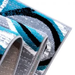 Flash Furniture Turquoise 2' x 11' Distressed Abstract Area Rug -Rugs&Mats Official Shop Belnick20LLC OKRxxRG1100xx211xxTQxxGGxxinset1xxd9c4d0