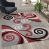 Flash Furniture Red 5' x 7' Distressed Abstract Area Rug -Rugs&Mats Official Shop Belnick20LLC OKRxxRG1100xx57xxRDxxGGxxLSxxab4b86