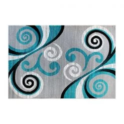 Flash Furniture Turquoise 5' x 7' Distressed Abstract Area Rug -Rugs&Mats Official Shop Belnick20LLC OKRxxRG1100xx57xxTQxxGGxxa75d0e