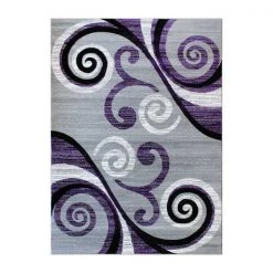 Flash Furniture Purple 6' x 9' Distressed Abstract Area Rug -Rugs&Mats Official Shop Belnick20LLC OKRxxRG1100xx69xxPUxxGGxx293b47