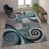 Flash Furniture Turquoise 8' x 10' Distressed Abstract Area Rug -Rugs&Mats Official Shop Belnick20LLC OKRxxRG1100xx810xxTQxxGGxxLSxxbcd37b
