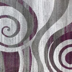 Flash Furniture Purple 2' x 7' Modern Swirl Pattern Area Rug -Rugs&Mats Official Shop Belnick20LLC OKRxxRG1103xx27xxPUxxGGxxSAMPLExxcb0728