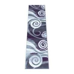 Flash Furniture Purple 2' x 7' Modern Swirl Pattern Area Rug -Rugs&Mats Official Shop Belnick20LLC OKRxxRG1103xx27xxPUxxGGxxee705d