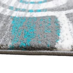 Flash Furniture Turquoise 2' x 7' Modern Swirl Pattern Area Rug -Rugs&Mats Official Shop Belnick20LLC OKRxxRG1103xx27xxTQxxGGxxinset1xx3a0eaf
