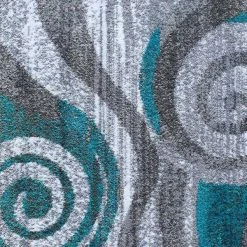 Flash Furniture Turquoise 3' x 16' Modern Swirl Pattern Area Rug -Rugs&Mats Official Shop Belnick20LLC OKRxxRG1103xx316xxTQxxGGxxSAMPLExxf959e9