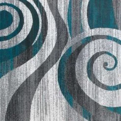 Flash Furniture Turquoise 5' x 7' Modern Swirl Pattern Area Rug -Rugs&Mats Official Shop Belnick20LLC OKRxxRG1103xx57xxTQxxGGxxSAMPLExxe131df