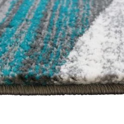 Flash Furniture Turquoise 5' x 7' Modern Swirl Pattern Area Rug -Rugs&Mats Official Shop Belnick20LLC OKRxxRG1103xx57xxTQxxGGxxinset1xx20a69e