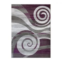 Flash Furniture Purple 6' x 9' Modern Swirl Pattern Area Rug -Rugs&Mats Official Shop Belnick20LLC OKRxxRG1103xx69xxPUxxGGxx5c415d