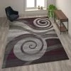 Flash Furniture Purple 6' x 9' Modern Swirl Pattern Area Rug -Rugs&Mats Official Shop Belnick20LLC OKRxxRG1103xx69xxPUxxGGxxLSxx23eced