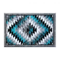 Flash Furniture Turquoise 2' x 3' Diamond Patterned Area Rug -Rugs&Mats Official Shop Belnick20LLC OKRxxRG1106xx23xxTQxxGGxx8cac6f