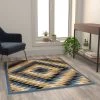 Flash Furniture Blue 4' x 5' Diamond Patterned Area Rug -Rugs&Mats Official Shop Belnick20LLC OKRxxRG1106xx45xxBLxxGGxxLSxx220be4