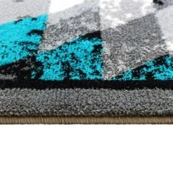 Flash Furniture Turquoise 6' x 9' Diamond Patterned Area Rug -Rugs&Mats Official Shop Belnick20LLC OKRxxRG1106xx69xxTQxxGGxxinset1xxaecbad