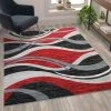Flash Furniture Red 5' x 7' Ripple Patterned Indoor Area Rug -Rugs&Mats Official Shop Belnick20LLC OKRxxRG1109xx57xxRDxxGGxxLSxxd66651